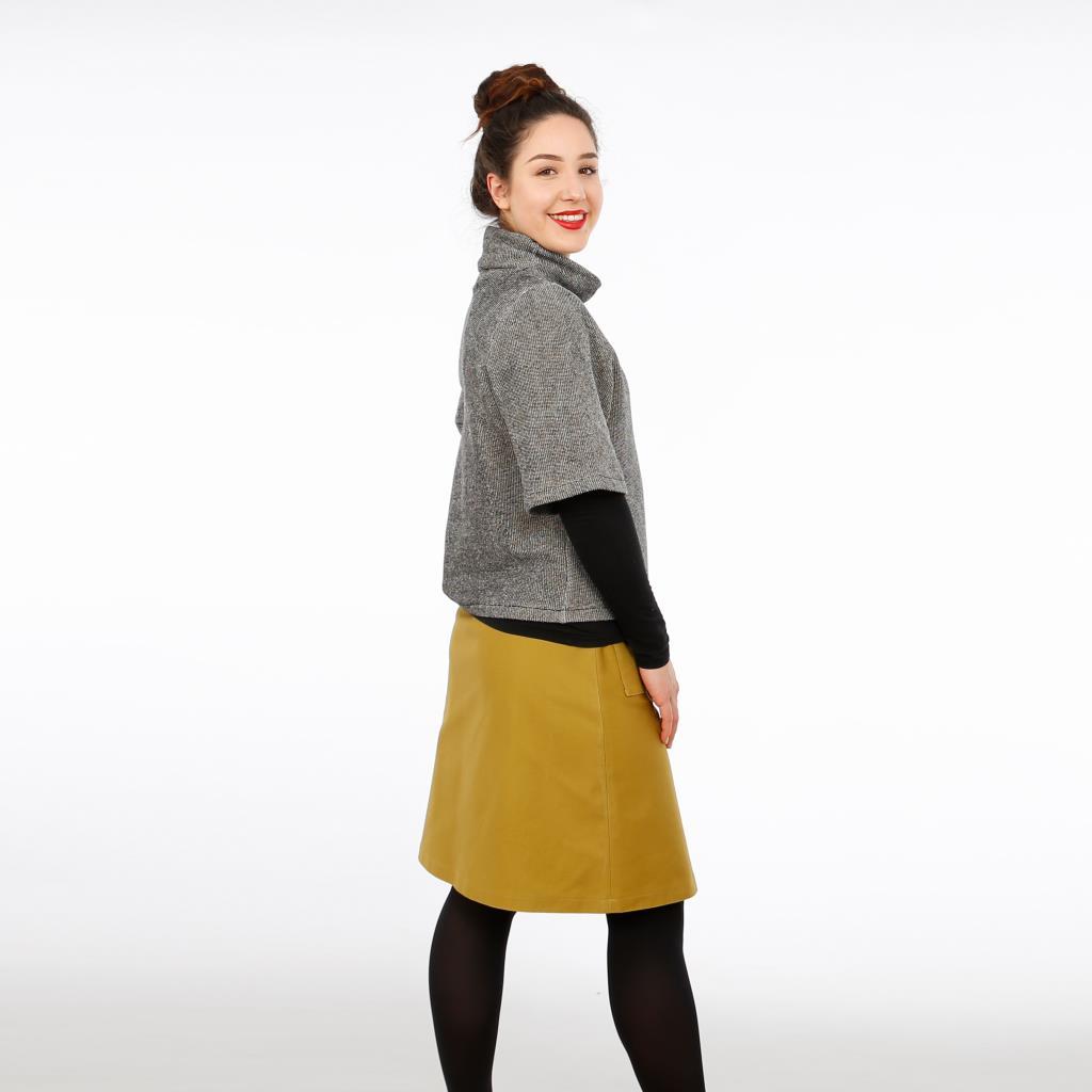 Papierschnittmuster Rollkragenpullover Frau Dörte XS-XXL